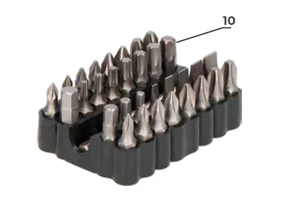 EDM 08750 Cordless Hammer Drill Instruction Manual-fig-4