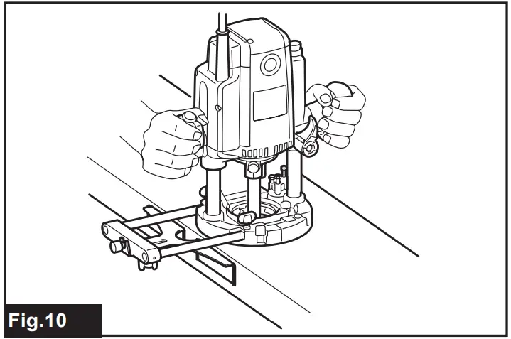 makita RP2303FC Series Electric Plunge Router - fig 10