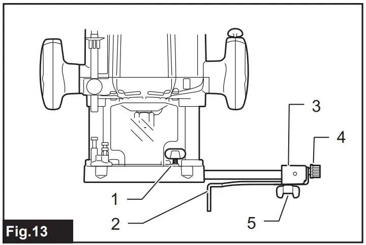 makita RP2303FC Series Electric Plunge Router - fig 13