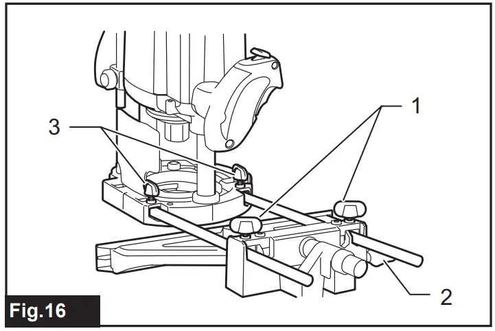 makita RP2303FC Series Electric Plunge Router - fig 16