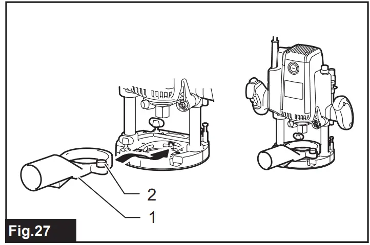 makita RP2303FC Series Electric Plunge Router - fig 27