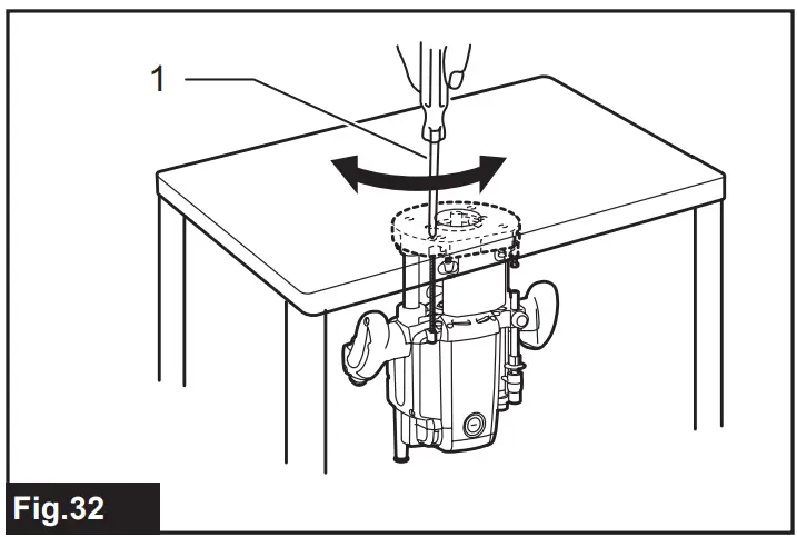 makita RP2303FC Series Electric Plunge Router - fig 32