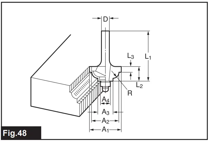 makita RP2303FC Series Electric Plunge Router - fig 48
