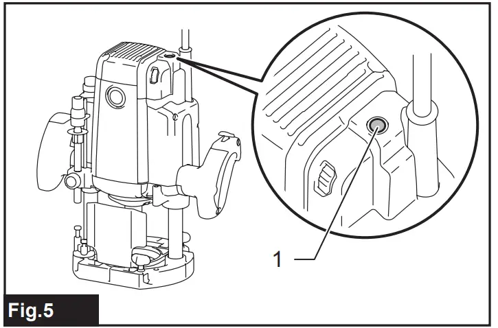 makita RP2303FC Series Electric Plunge Router - fig 5