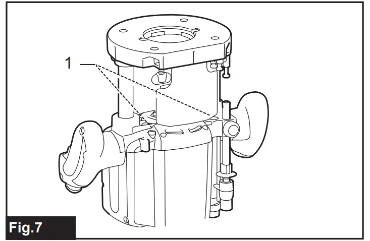 makita RP2303FC Series Electric Plunge Router - fig 7