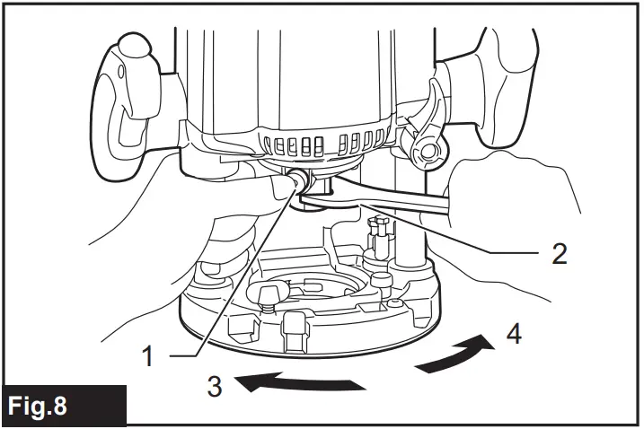 makita RP2303FC Series Electric Plunge Router - fig 8