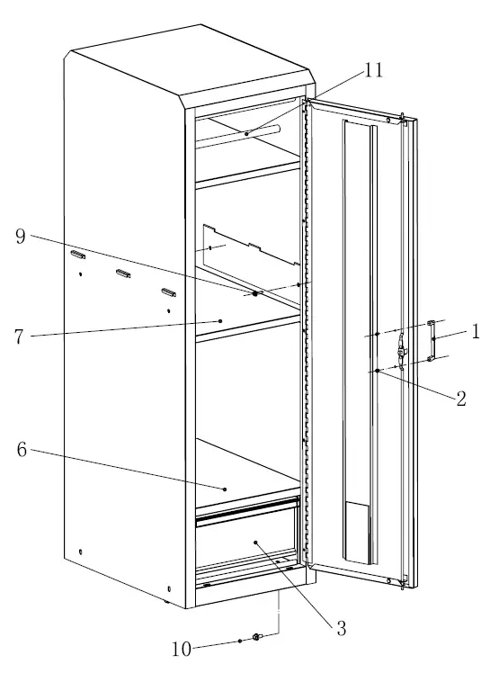 64452 16 Inch End Locker 8