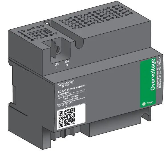 Schneider Electric Nve93696-04 Ad External Power Supply Module 24 Vdc Installation Guide