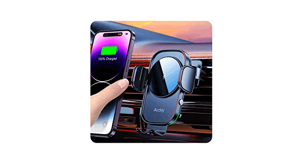 Auckly Cw15 Automatic Car Charger Holder Instruction Manual