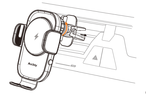 Auckly CW15 Automatic Car Charger Holder - Instruction 1