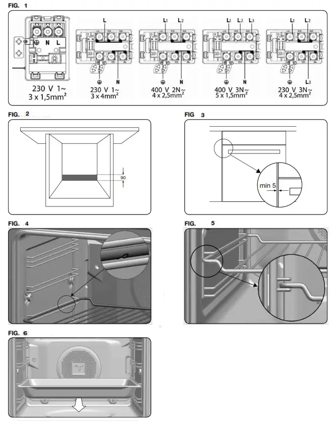 TEKA Tz 6415 4 Fire Hob 4 Beveled Areas - Fig1