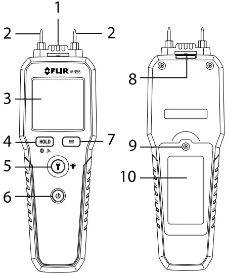 FLIR MR55 Pin Moisture Meter with Bluetooth A2