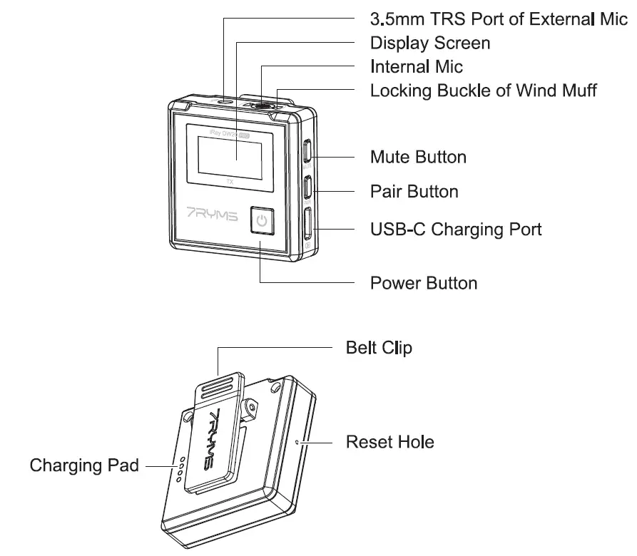 7RYMS-iRAY-DW20-PRO-2-4G-Dual-Channel-Wireless-Microphone-FIG-3