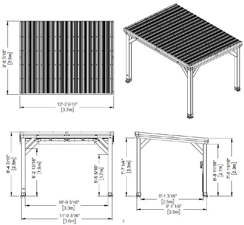 Backyard-Discovery-2306073COM-Arcadia-12-ft-9-ft-6-Inch-Brown-Gazebo-FIG-1