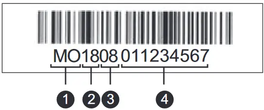 oursson MO0703 Mini Oven - bar code