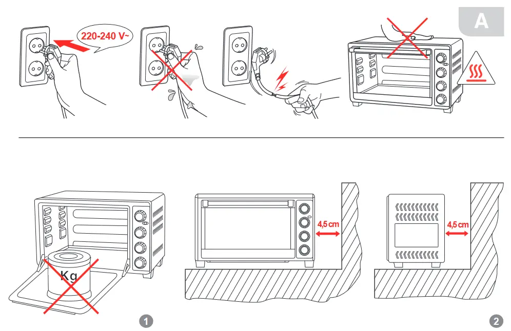 oursson MO0703 Mini Oven - figure 4
