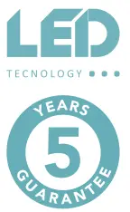 HORNBACH 10591642 Mia Black LED Mirror -Sil