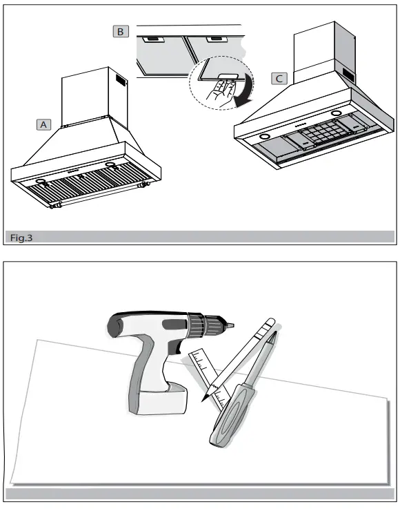 Bertazzoni K120HERTX Chimney Hood - fig 4