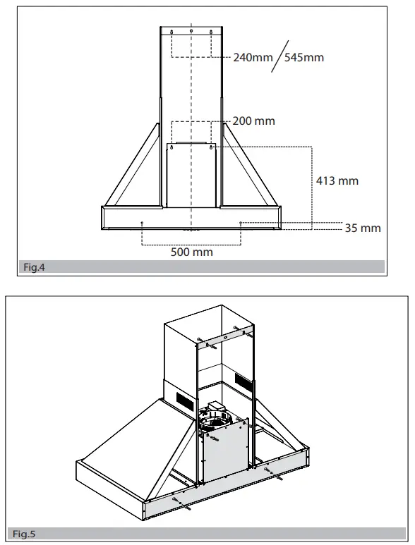 Bertazzoni K120HERTX Chimney Hood - fig 5