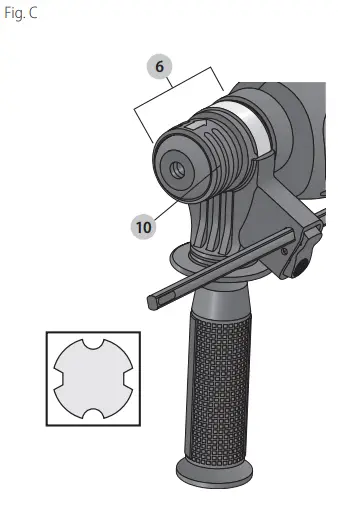 DEWALT-D25033-Heavy-Duty-Rotary-Hammer-fig-3