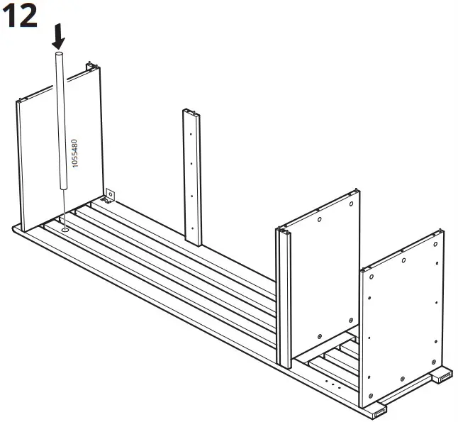 IKEA 204 741 73 PANGET Storage Bench White - Figure 11