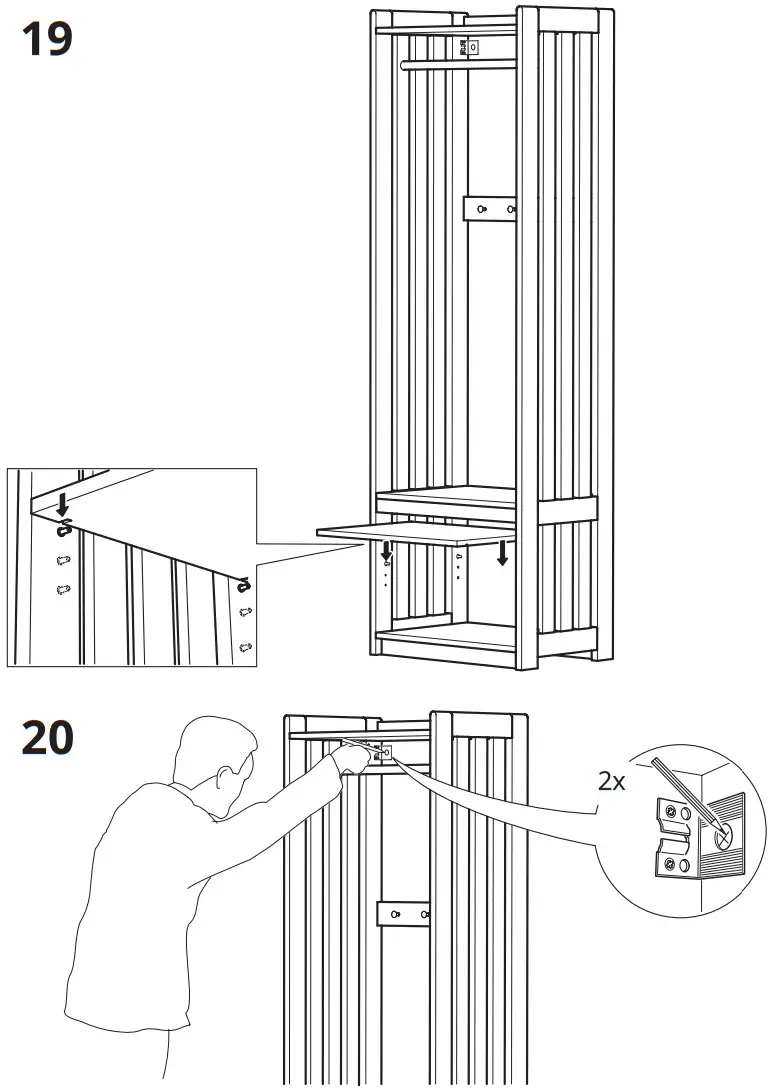 IKEA 204 741 73 PANGET Storage Bench White - Figure 18