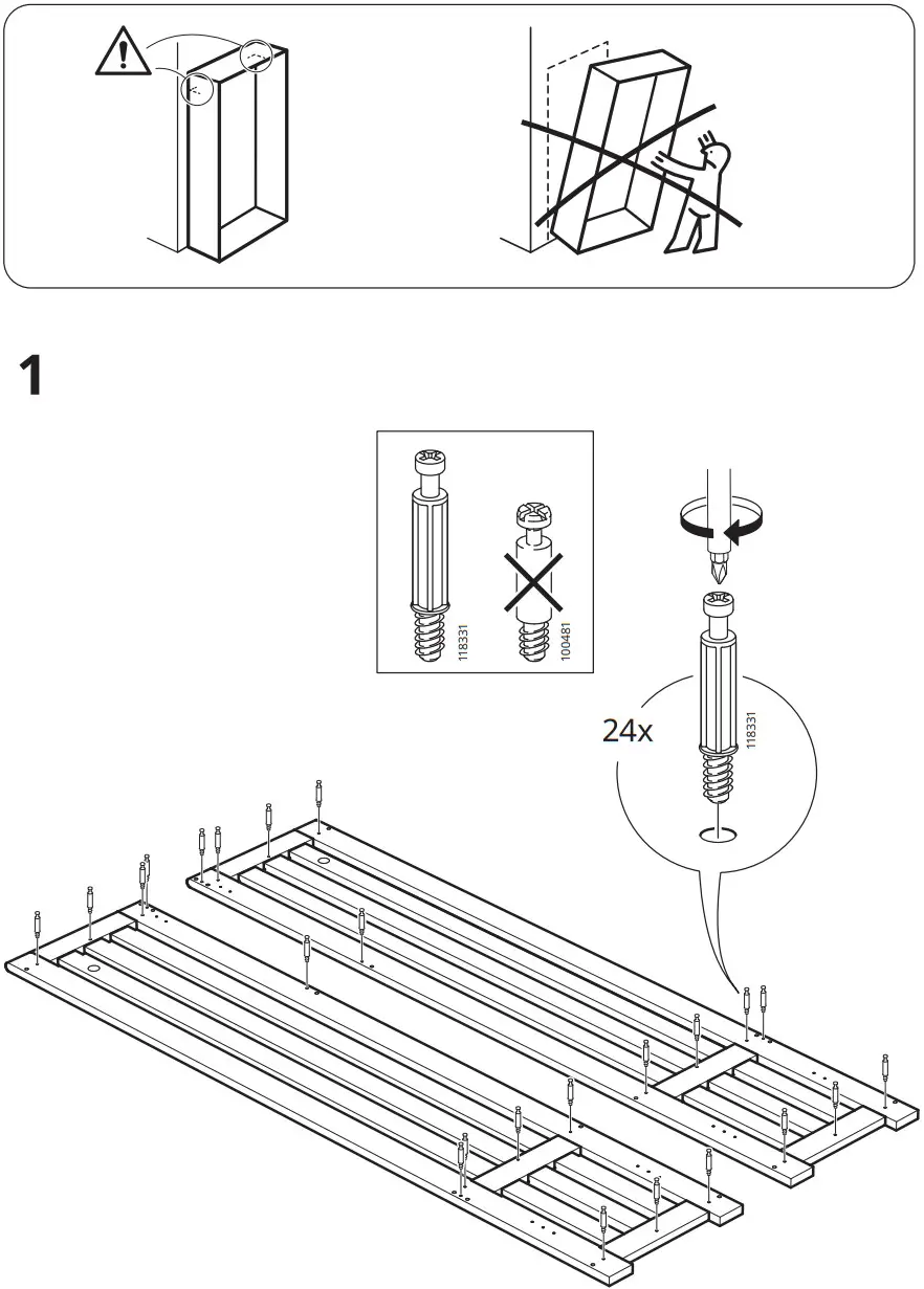 IKEA 204 741 73 PANGET Storage Bench White - Figure 3