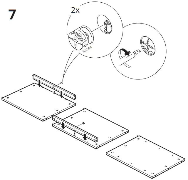 IKEA 204 741 73 PANGET Storage Bench White - Figure 7