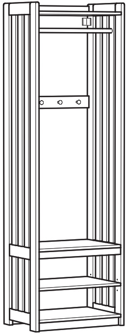 IKEA 204 741 73 PANGET Storage Bench White