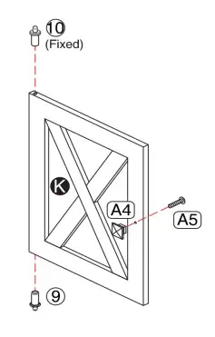 Furniture of America FGI-2087C35-TR Cheverly Vintage Gray Oak Multiple Storage TV Tower - Assembly 1