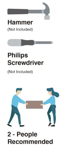 Furniture of America FGI-2087C35-TR Cheverly Vintage Gray Oak Multiple Storage TV Tower - icon