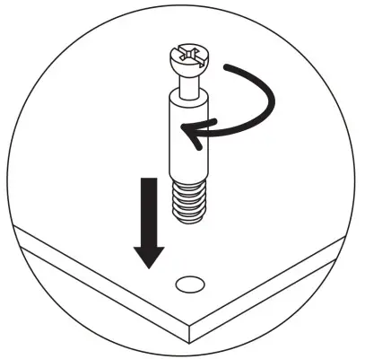 Furniture of America FGI-2087C35-TR Cheverly Vintage Gray Oak Multiple Storage TV Tower - screw