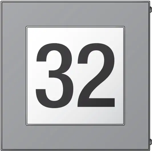 House Number Luminaire