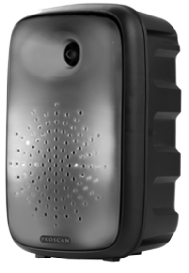 PROSCAN PA689 Flaming LED Lights 6.5 Inch Bluetooth Tailgate Speaker