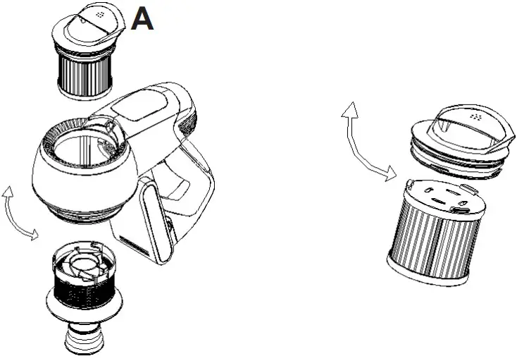 Cleaning the EPA filter