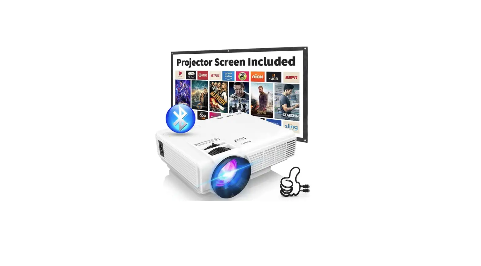 Acrojoy Hi-04 Full Hd 1080p Mini Projector With Bluetooth User Guide