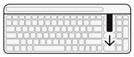 logitech B0BWV5L9JP Remove Keyboard Battery Door - HOW TO SET UP 2