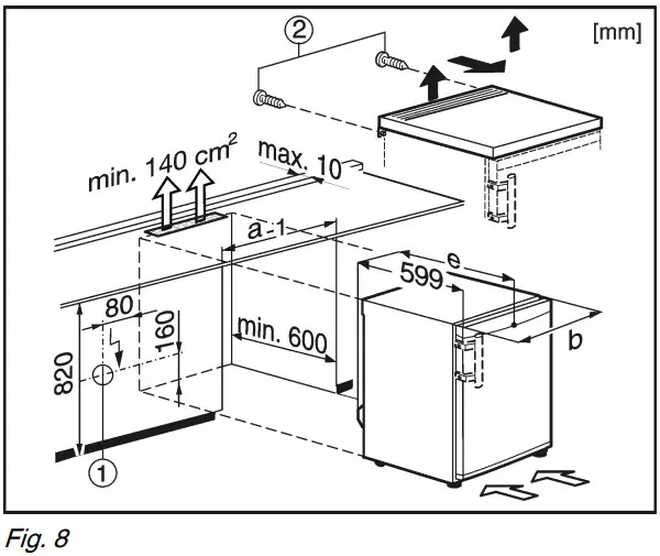 LIEBHERR TP1720 Countertop Fridge - fig 10