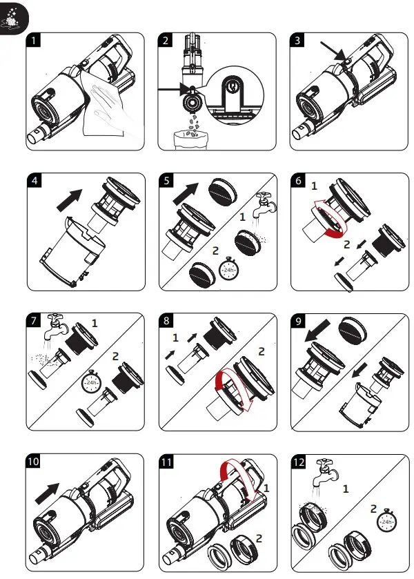beko VRT 71920 VR EN 2 In1 Rechargeable Stick Vacuum Cleaner - fig 2