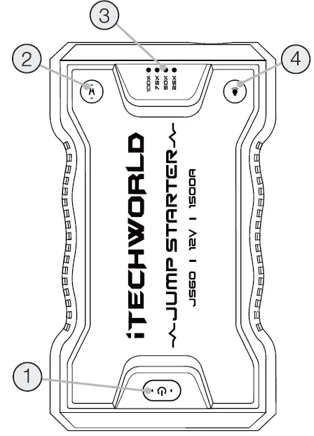 iTechworld JS60 Portable Car Battery Jump Starters 3