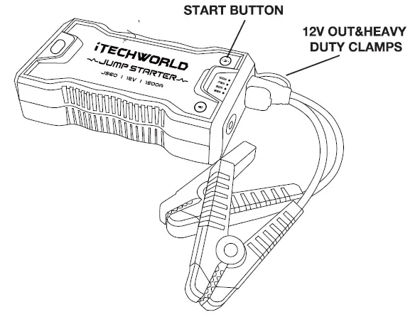 iTechworld JS60 Portable Car Battery Jump Starters 4