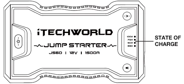 iTechworld JS60 Portable Car Battery Jump Starters 5