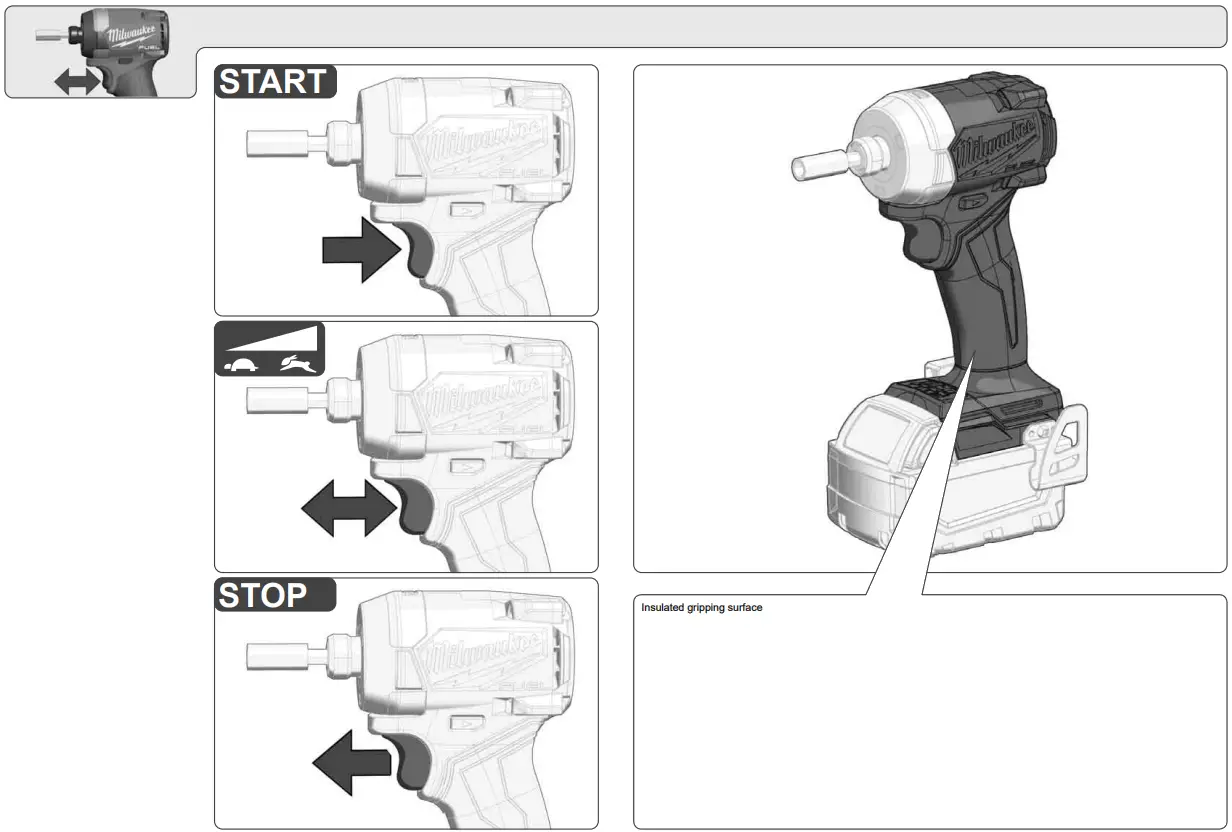 milwaukee M18 FID3 Hex Brushless Impact Driver Body Only - Description 4