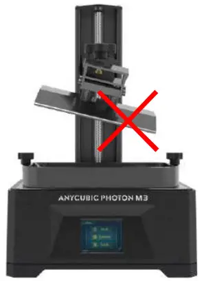 ANYCUBIC Photon M3 3D Printer - damage the machine