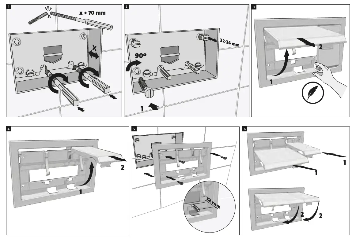 cersanit 30-0501-1094 ENTER Flush Button-FIG-2