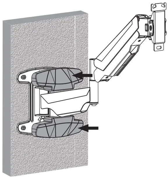 Neomounts WL70 550BL12 TV Wall Mount - decorative covers 1