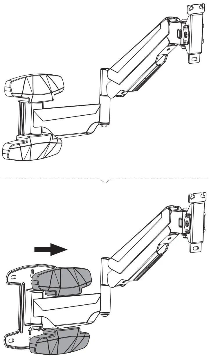 Neomounts WL70 550BL12 TV Wall Mount - decorative covers