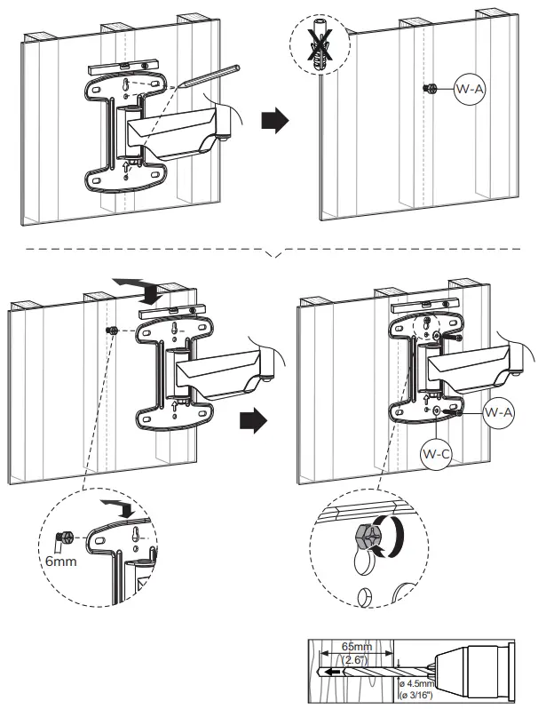 Neomounts WL70 550BL12 TV Wall Mount - wall plate