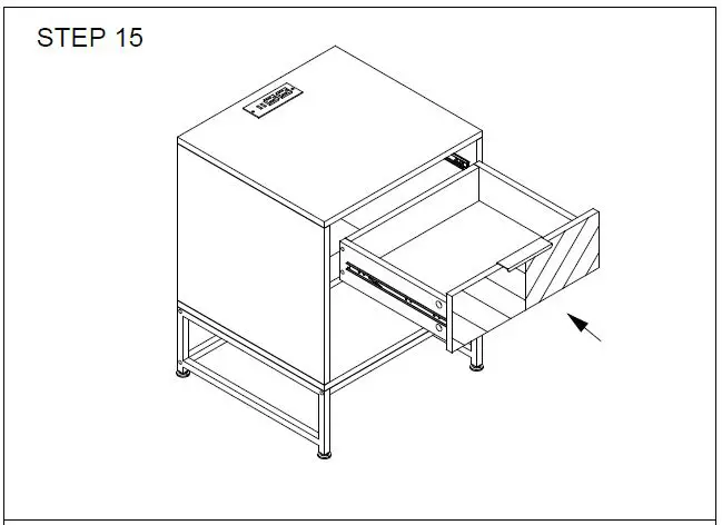 ModernLuxe WF299746AAK Nightstand with USB Charging Station Instruction Manual-FIG-12