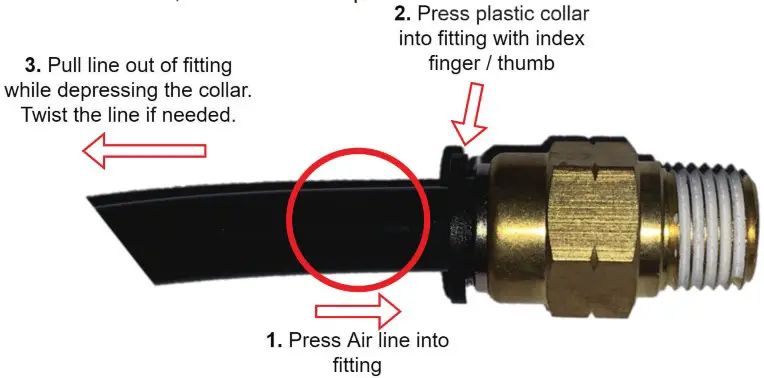 HornBlasters Conductors Special 244 Nightmare Edition Train Horn Kit - air valve 2